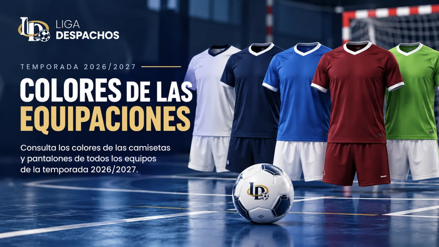 Ya puedes consultar los colores de las equipaciones de la temporada 2026/2027
